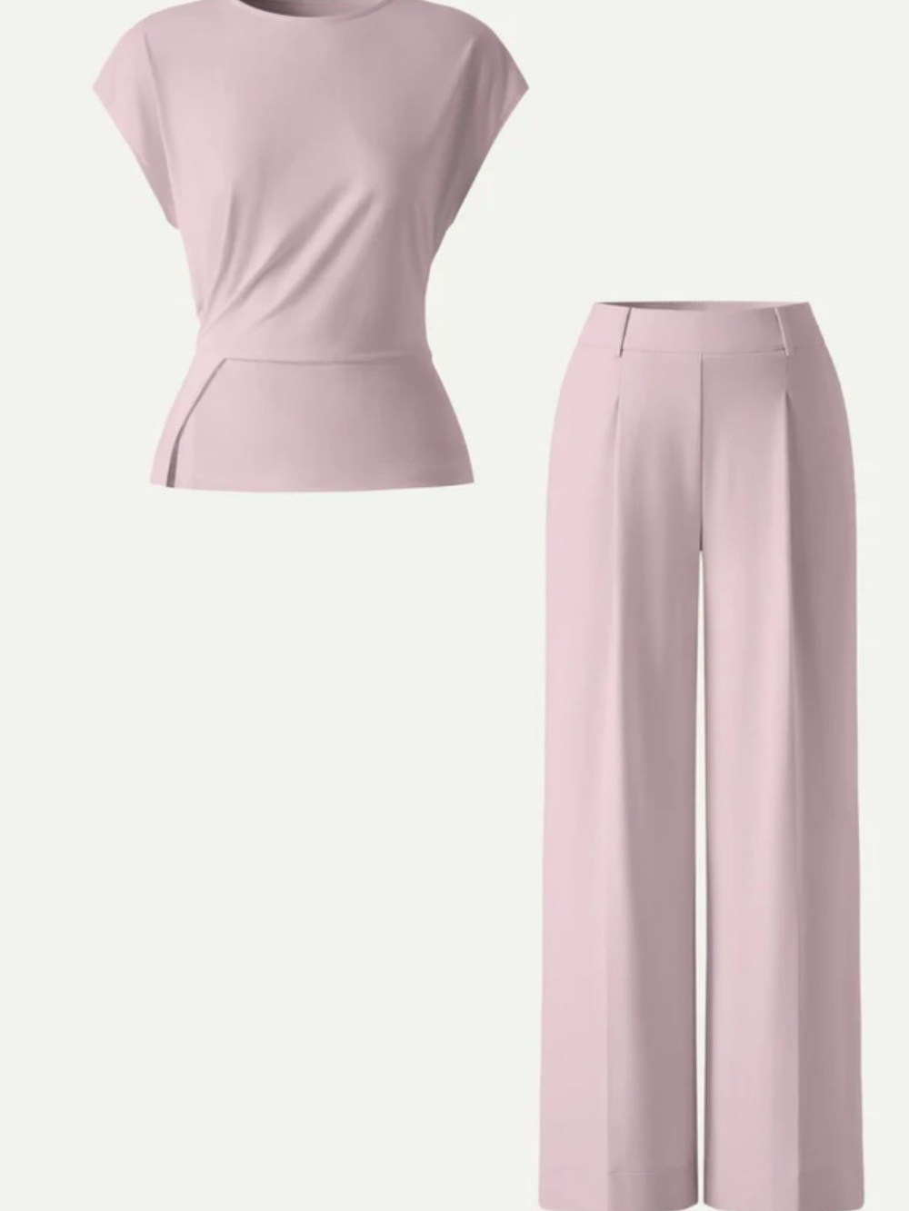 OGL COOLING PONTE RELAXED TUCKED TOP NWT - Picture 4 of 6